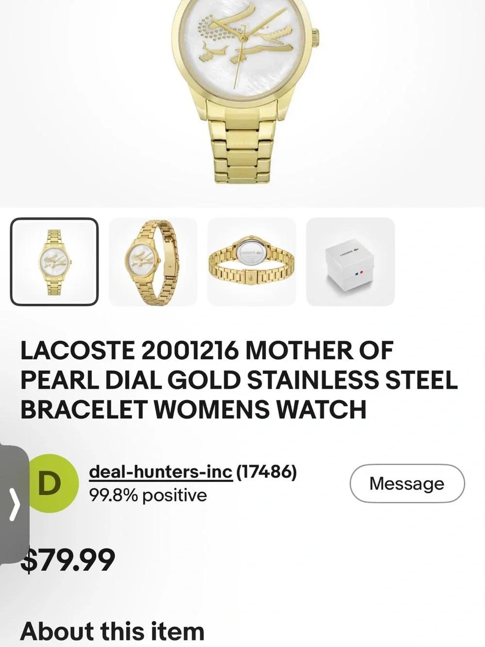 Lacoste worn one